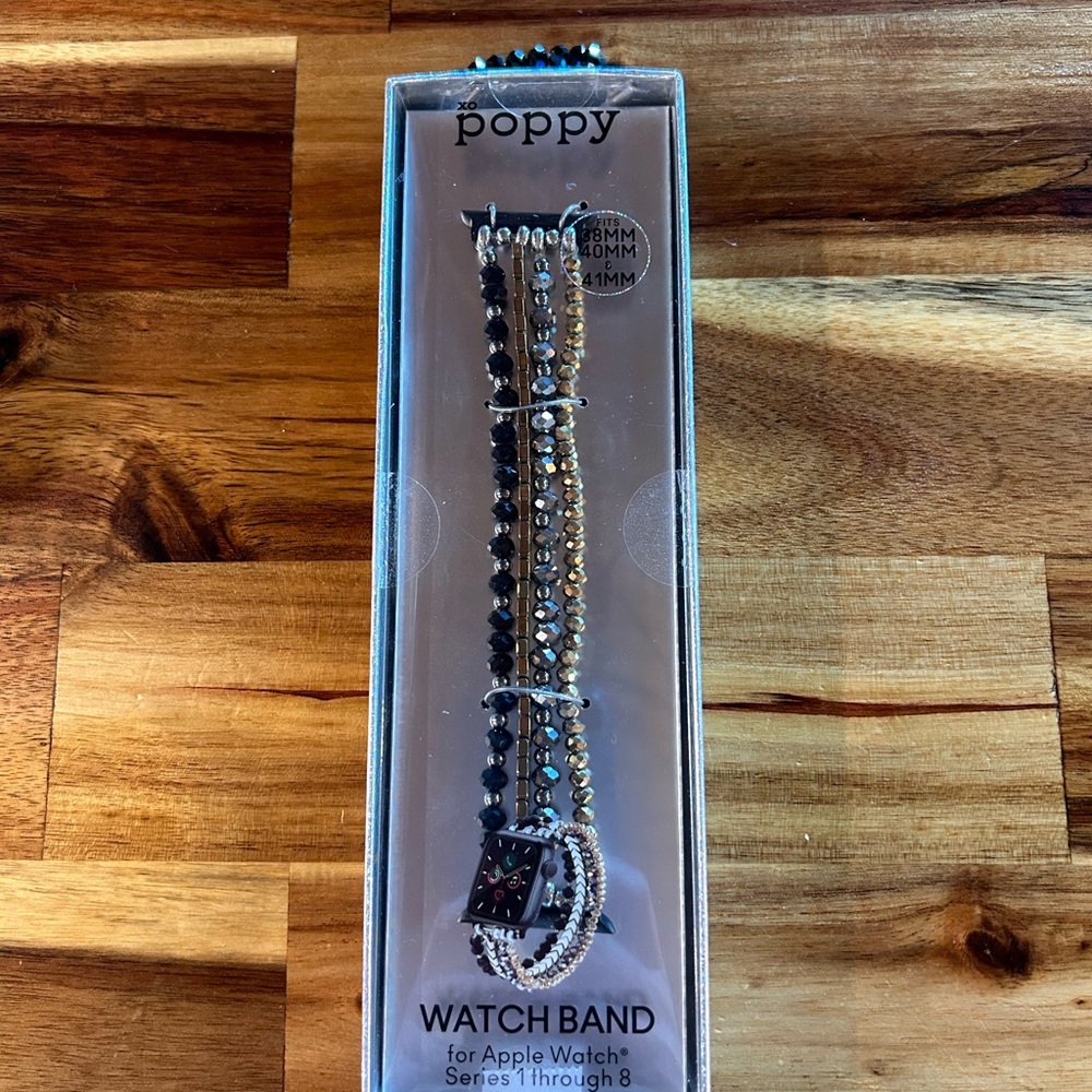 XO Poppy Watch Band For Apple Watch Fits 38, 40, and 41 MM -NIB